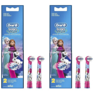 Repuesto Cepillo Eléctrico Oral-b Kids Frozen Pack X2 4 Un