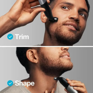 Recortadora Y Trimmer Cara, Cuerpo Braun Xt5100 Inc Recambio Negro