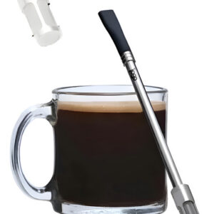 Bombilla Para Cafe, Te Y Mate Jogo Plateado
