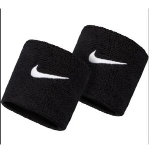 Muñequeras Tenis Nike Swoosh Color Negro